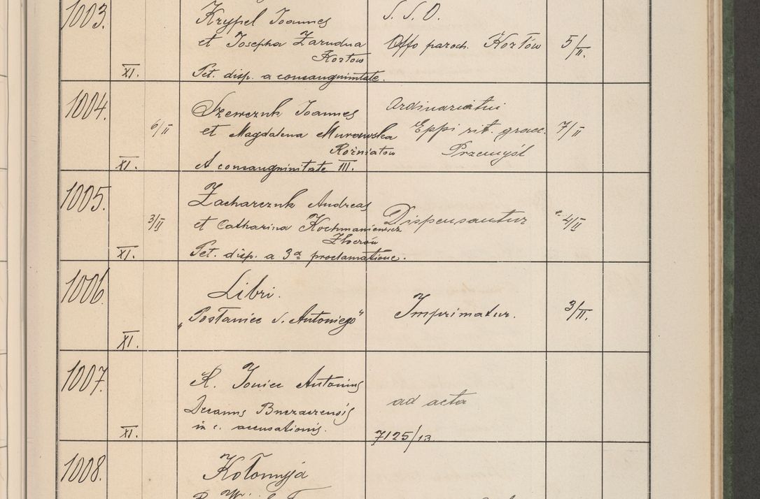 Zdjęcie nr 106 dla obiektu archiwalnego: Protocollum Consistorii lat. Leop. 1914