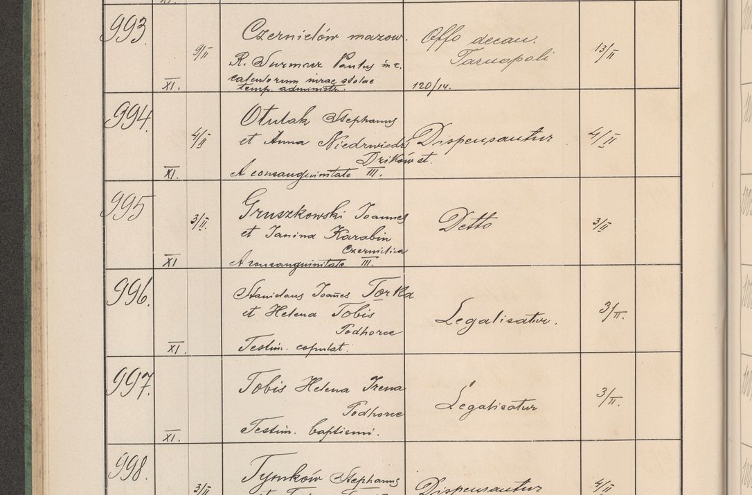 Zdjęcie nr 105 dla obiektu archiwalnego: Protocollum Consistorii lat. Leop. 1914