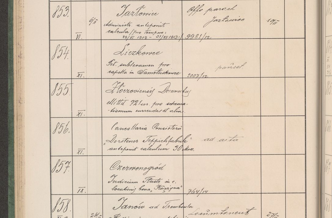 Zdjęcie nr 91 dla obiektu archiwalnego: Protocollum Consistorii lat. Leop. 1914