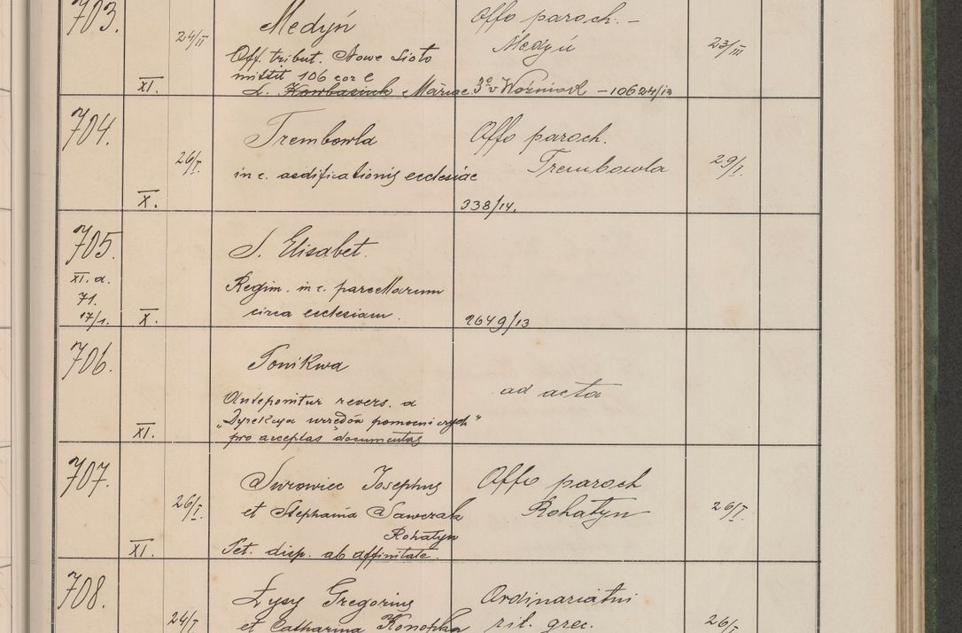 Zdjęcie nr 76 dla obiektu archiwalnego: Protocollum Consistorii lat. Leop. 1914