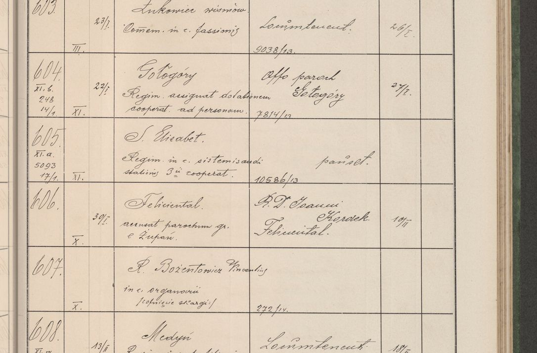Zdjęcie nr 66 dla obiektu archiwalnego: Protocollum Consistorii lat. Leop. 1914