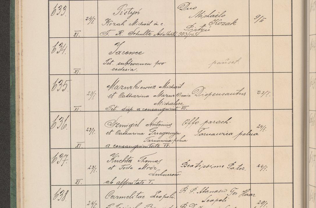 Zdjęcie nr 69 dla obiektu archiwalnego: Protocollum Consistorii lat. Leop. 1914