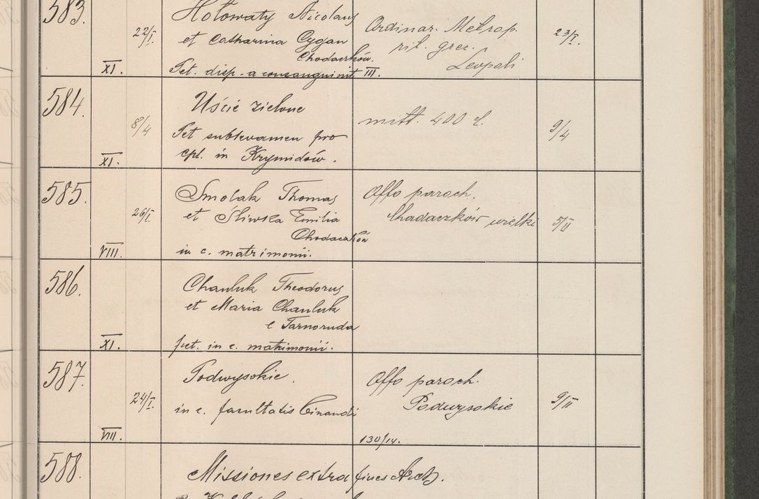 Zdjęcie nr 64 dla obiektu archiwalnego: Protocollum Consistorii lat. Leop. 1914