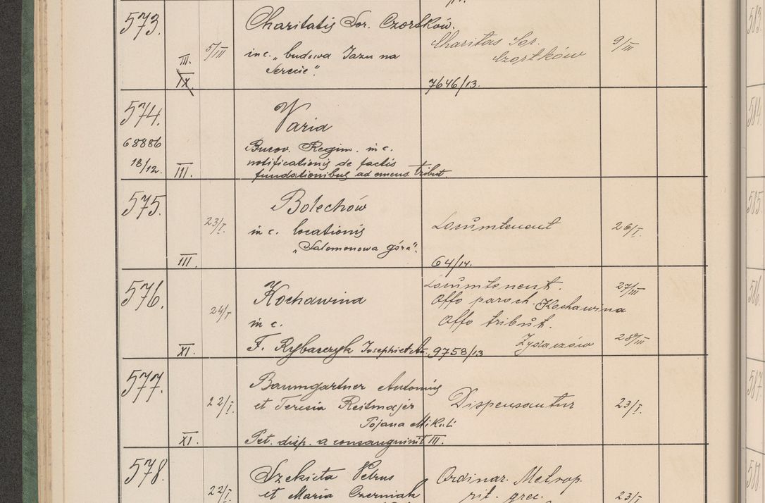 Zdjęcie nr 63 dla obiektu archiwalnego: Protocollum Consistorii lat. Leop. 1914