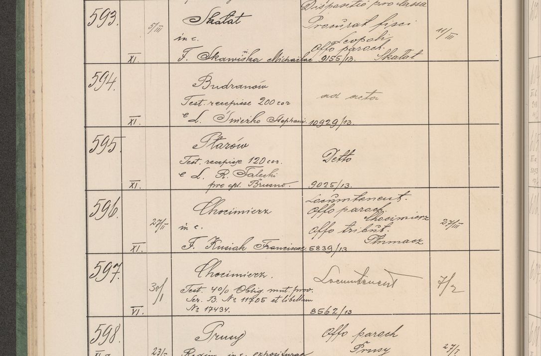 Zdjęcie nr 65 dla obiektu archiwalnego: Protocollum Consistorii lat. Leop. 1914