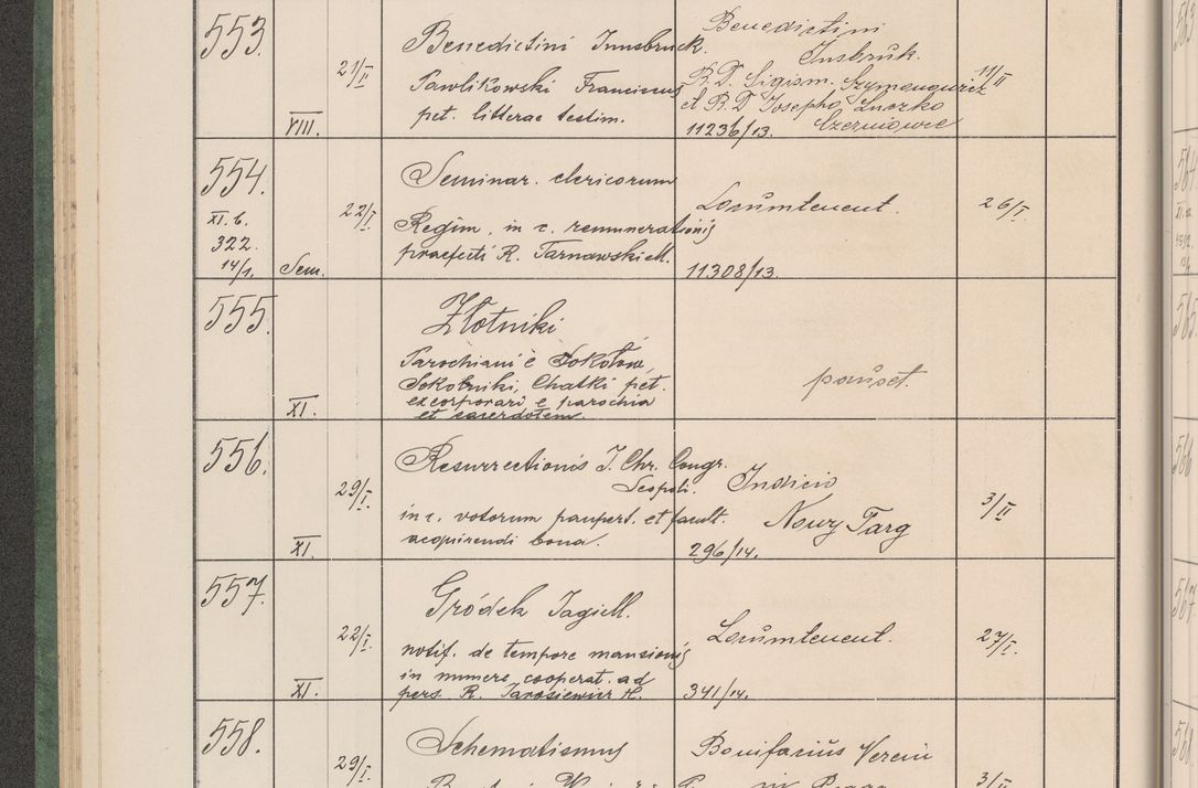Zdjęcie nr 61 dla obiektu archiwalnego: Protocollum Consistorii lat. Leop. 1914