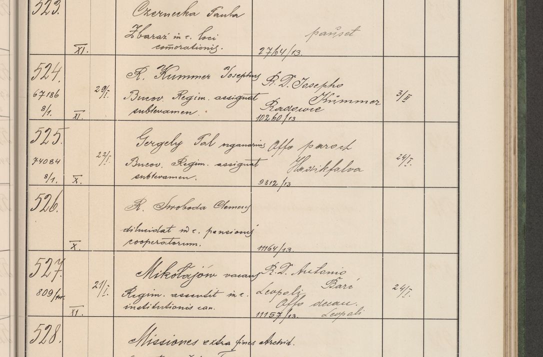 Zdjęcie nr 58 dla obiektu archiwalnego: Protocollum Consistorii lat. Leop. 1914