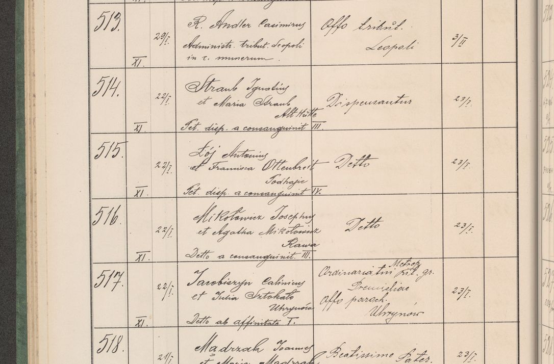 Zdjęcie nr 57 dla obiektu archiwalnego: Protocollum Consistorii lat. Leop. 1914