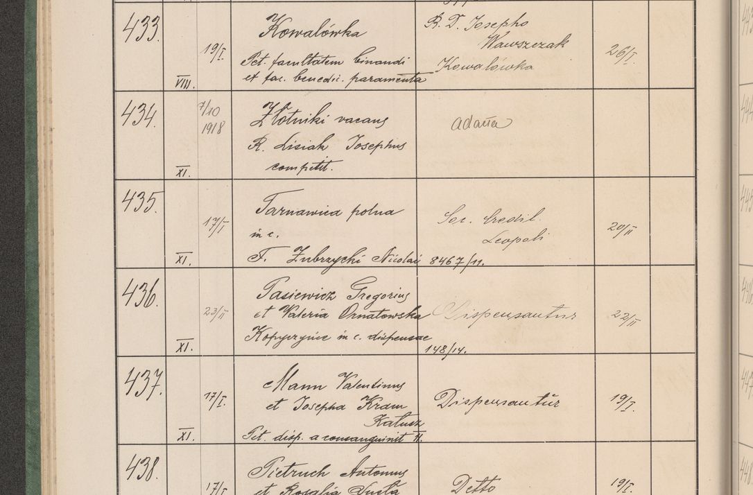 Zdjęcie nr 49 dla obiektu archiwalnego: Protocollum Consistorii lat. Leop. 1914