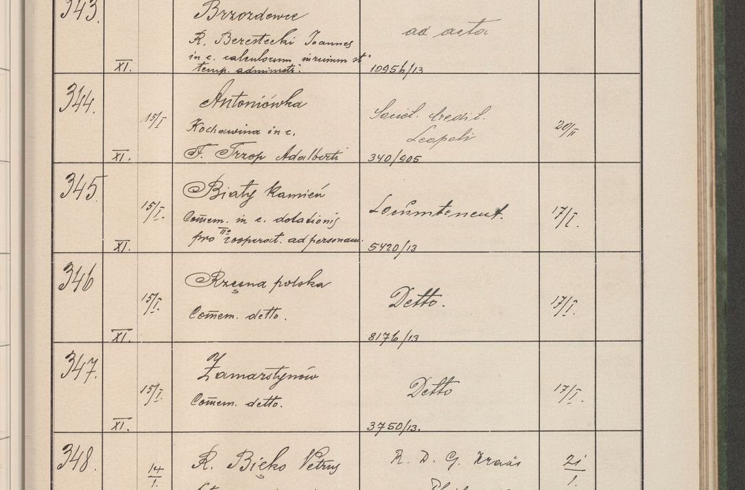 Zdjęcie nr 40 dla obiektu archiwalnego: Protocollum Consistorii lat. Leop. 1914