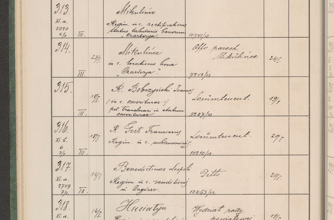 Zdjęcie nr 37 dla obiektu archiwalnego: Protocollum Consistorii lat. Leop. 1914