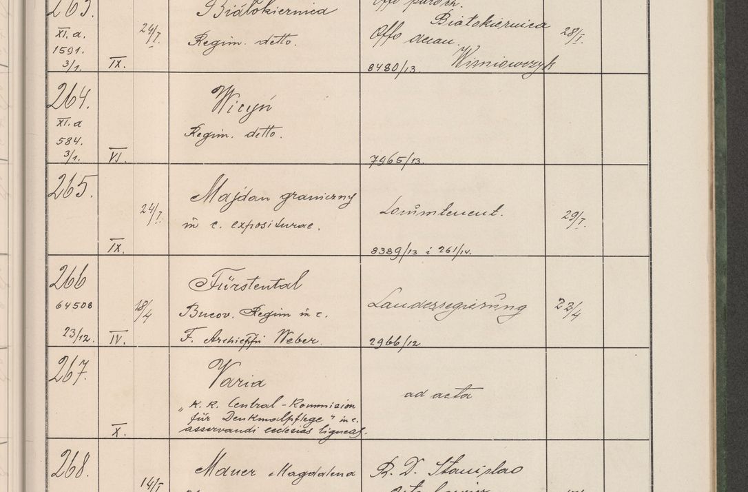 Zdjęcie nr 32 dla obiektu archiwalnego: Protocollum Consistorii lat. Leop. 1914