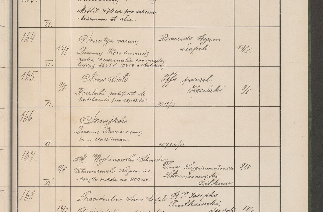 Zdjęcie nr 22 dla obiektu archiwalnego: Protocollum Consistorii lat. Leop. 1914