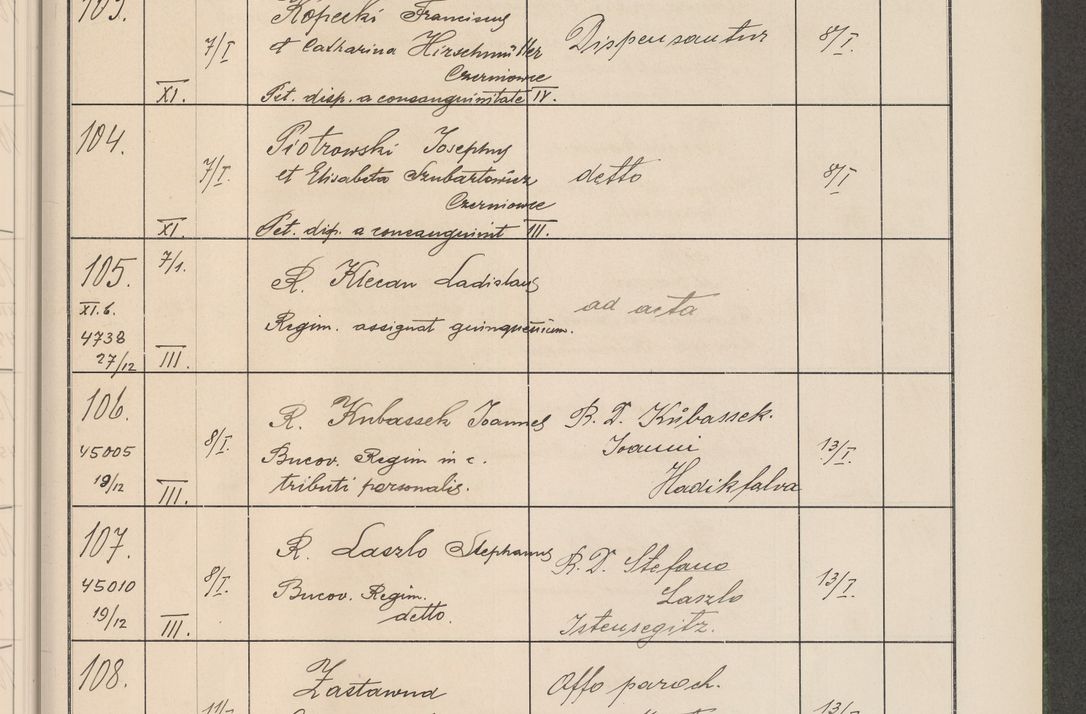 Zdjęcie nr 16 dla obiektu archiwalnego: Protocollum Consistorii lat. Leop. 1914