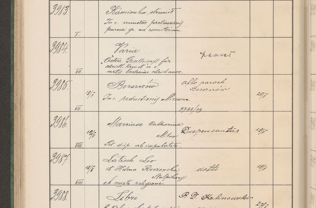 Zdjęcie nr 405 dla obiektu archiwalnego: Protocollum Consistorii lat. Leop. 1914