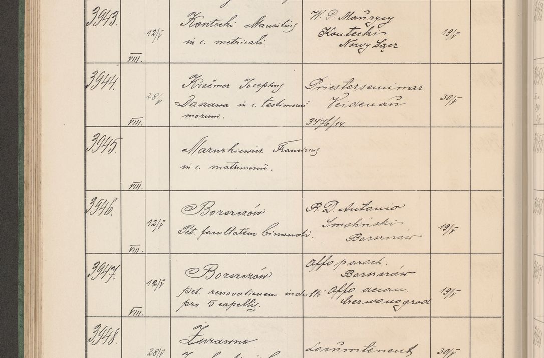 Zdjęcie nr 401 dla obiektu archiwalnego: Protocollum Consistorii lat. Leop. 1914