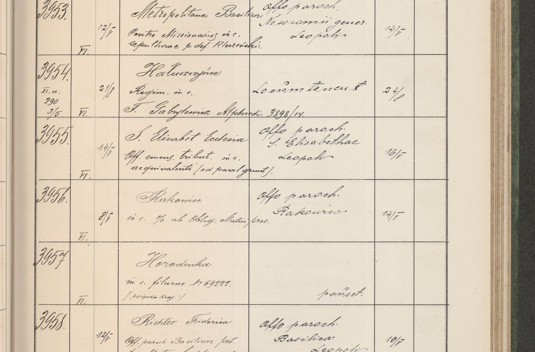 Zdjęcie nr 402 dla obiektu archiwalnego: Protocollum Consistorii lat. Leop. 1914