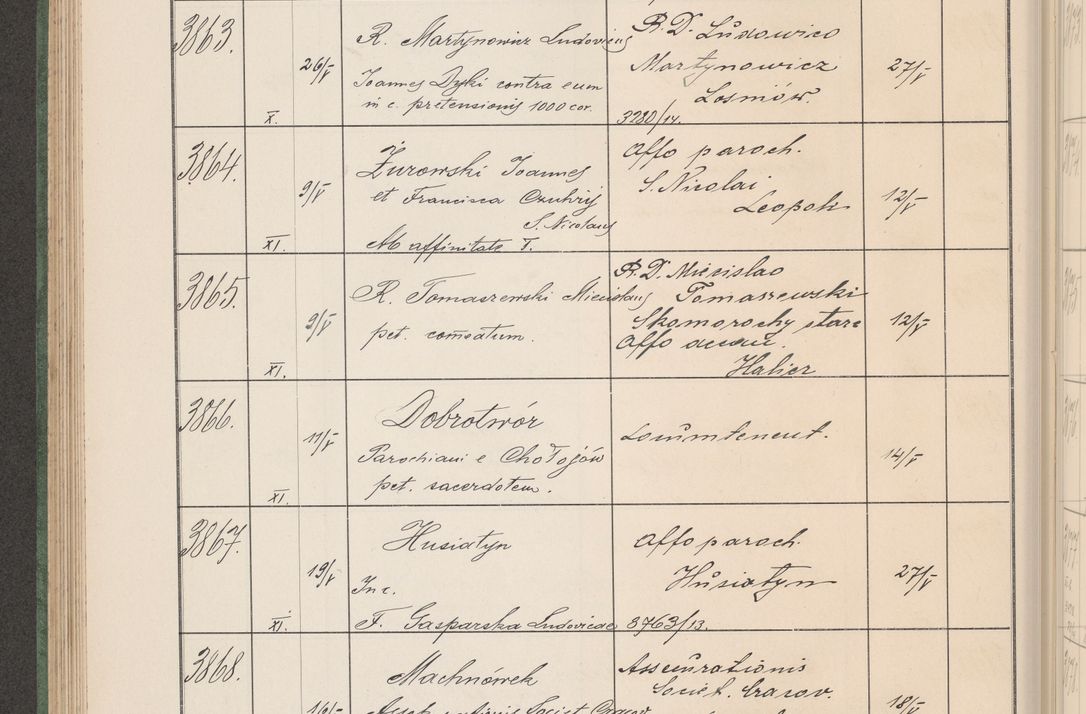 Zdjęcie nr 393 dla obiektu archiwalnego: Protocollum Consistorii lat. Leop. 1914