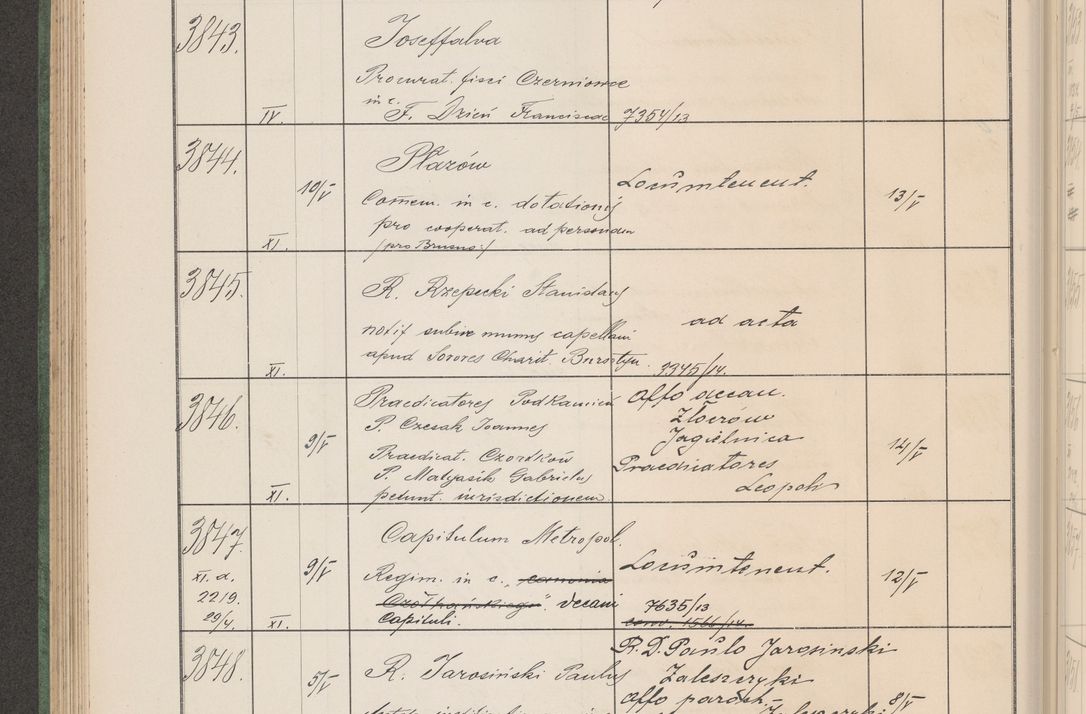 Zdjęcie nr 391 dla obiektu archiwalnego: Protocollum Consistorii lat. Leop. 1914