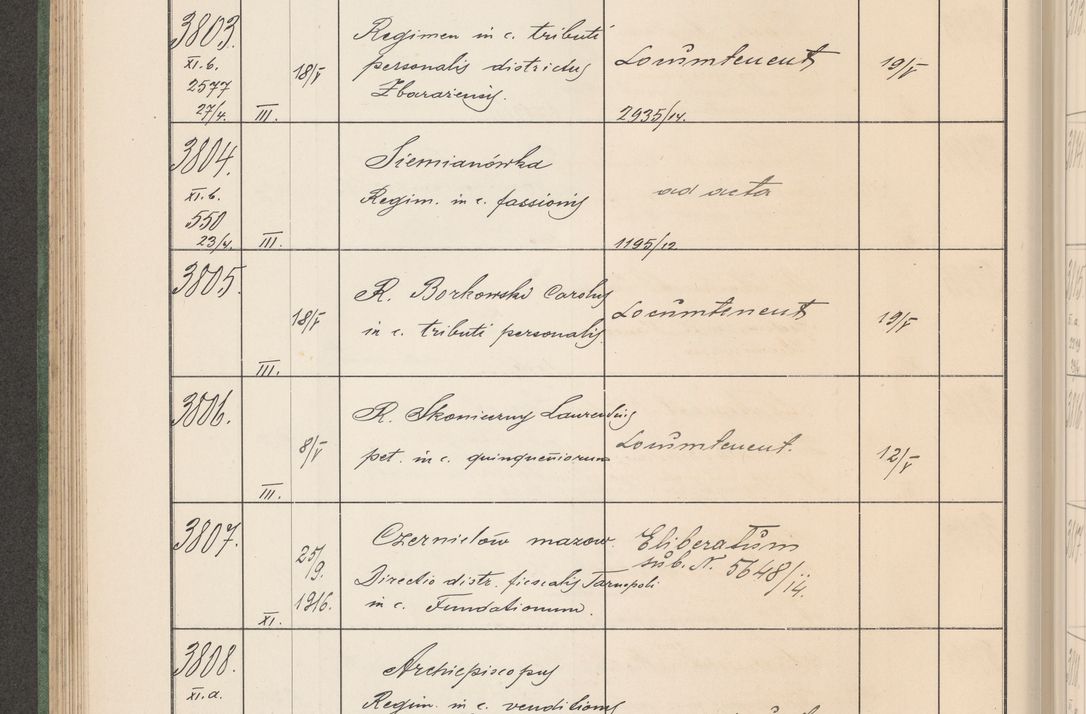 Zdjęcie nr 387 dla obiektu archiwalnego: Protocollum Consistorii lat. Leop. 1914