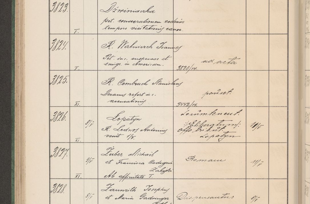 Zdjęcie nr 389 dla obiektu archiwalnego: Protocollum Consistorii lat. Leop. 1914