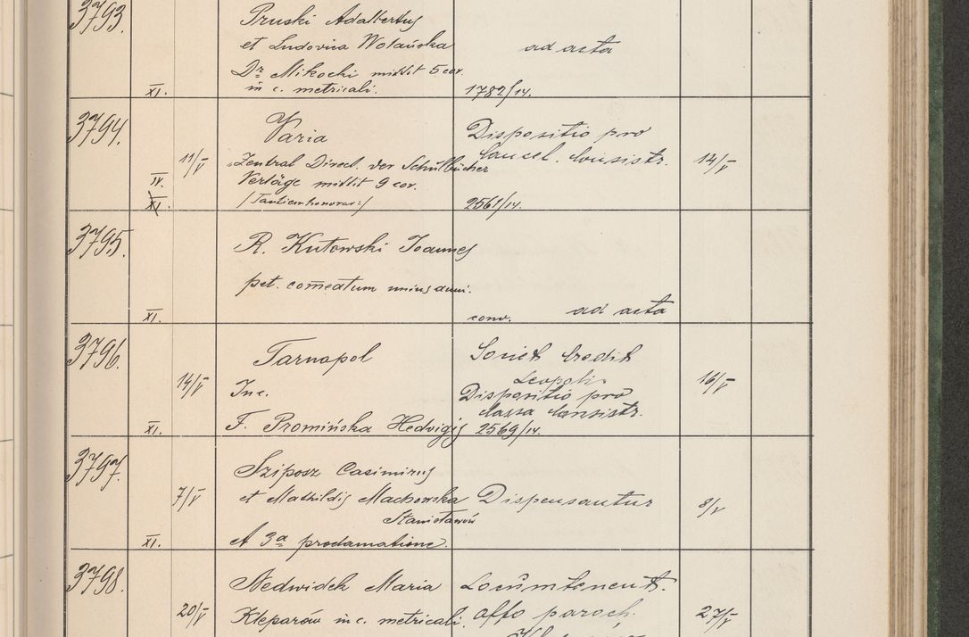Zdjęcie nr 386 dla obiektu archiwalnego: Protocollum Consistorii lat. Leop. 1914