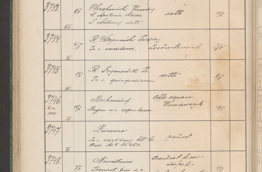 Zdjęcie nr 381 dla obiektu archiwalnego: Protocollum Consistorii lat. Leop. 1914