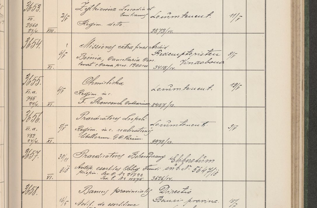 Zdjęcie nr 372 dla obiektu archiwalnego: Protocollum Consistorii lat. Leop. 1914