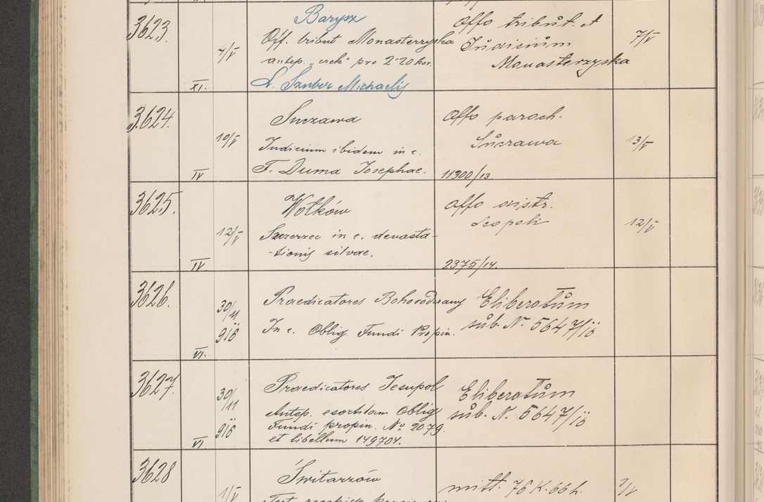 Zdjęcie nr 369 dla obiektu archiwalnego: Protocollum Consistorii lat. Leop. 1914