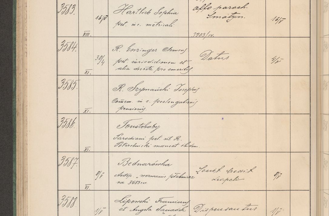Zdjęcie nr 365 dla obiektu archiwalnego: Protocollum Consistorii lat. Leop. 1914