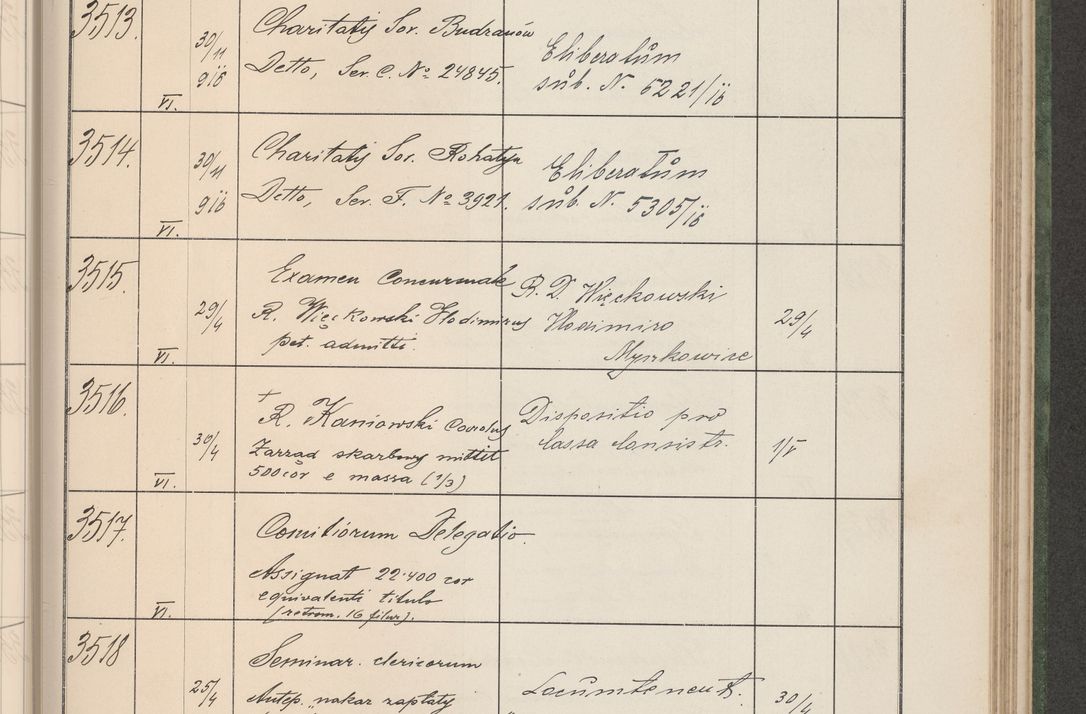 Zdjęcie nr 358 dla obiektu archiwalnego: Protocollum Consistorii lat. Leop. 1914