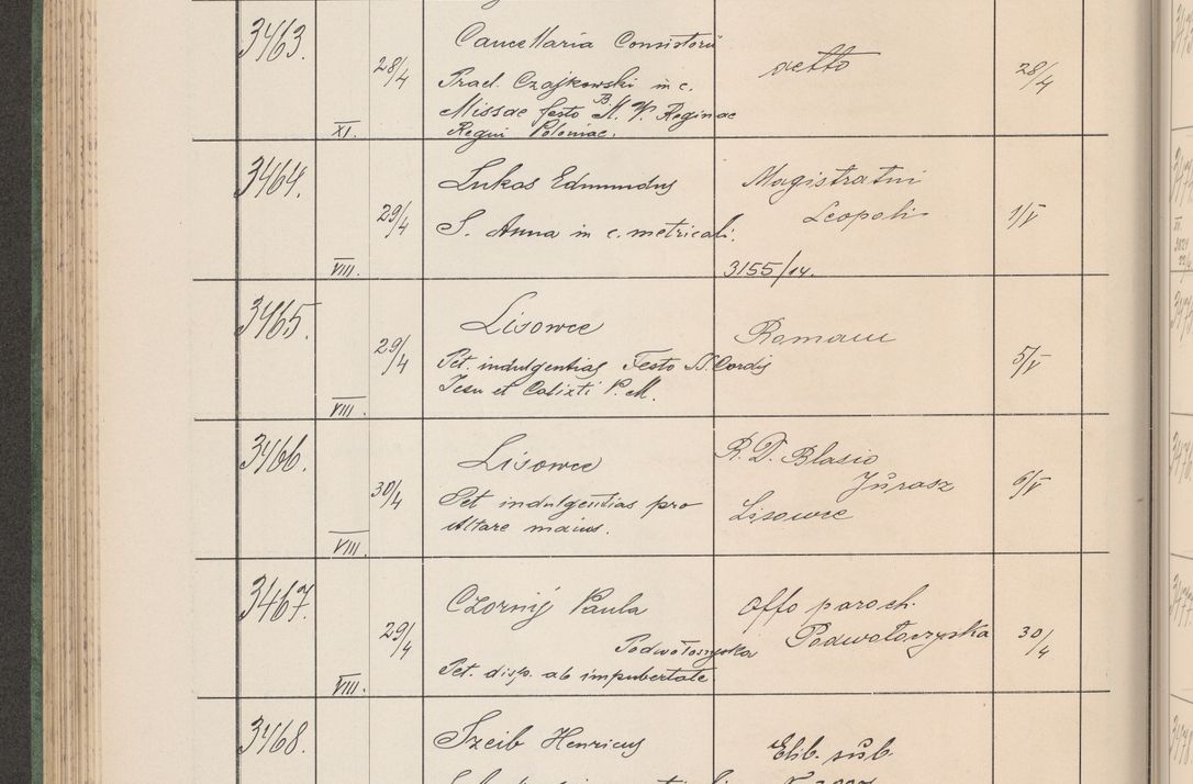 Zdjęcie nr 353 dla obiektu archiwalnego: Protocollum Consistorii lat. Leop. 1914