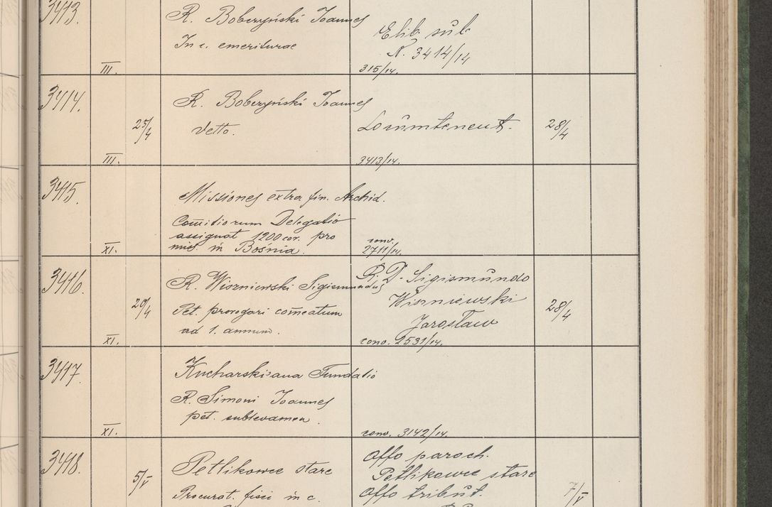 Zdjęcie nr 348 dla obiektu archiwalnego: Protocollum Consistorii lat. Leop. 1914