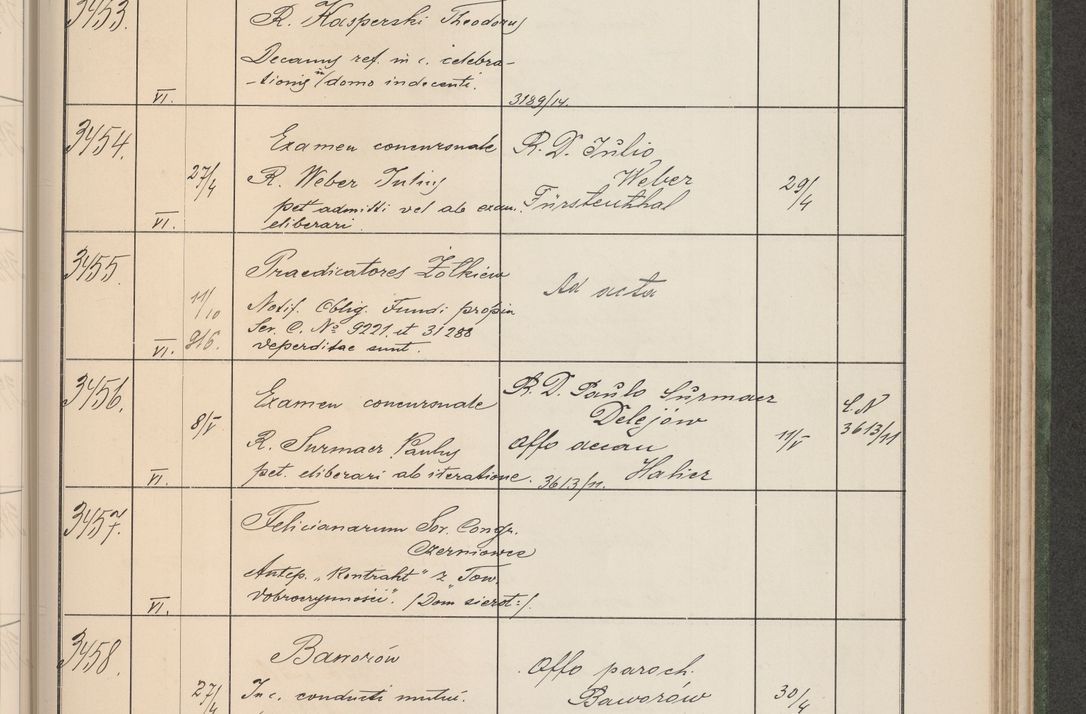 Zdjęcie nr 352 dla obiektu archiwalnego: Protocollum Consistorii lat. Leop. 1914
