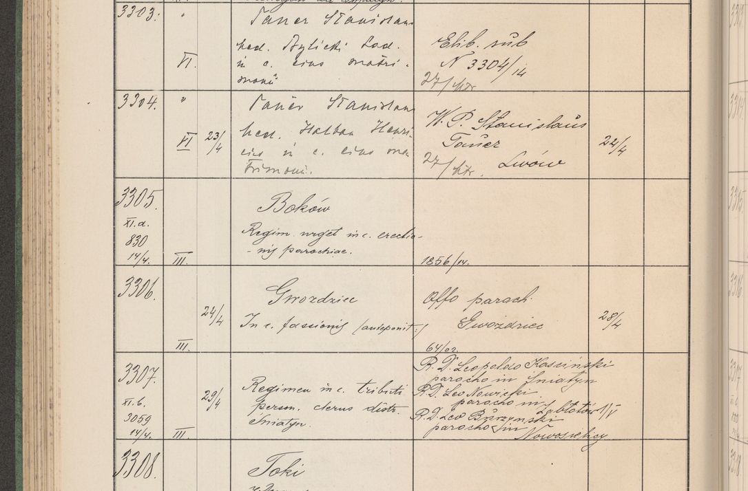 Zdjęcie nr 337 dla obiektu archiwalnego: Protocollum Consistorii lat. Leop. 1914
