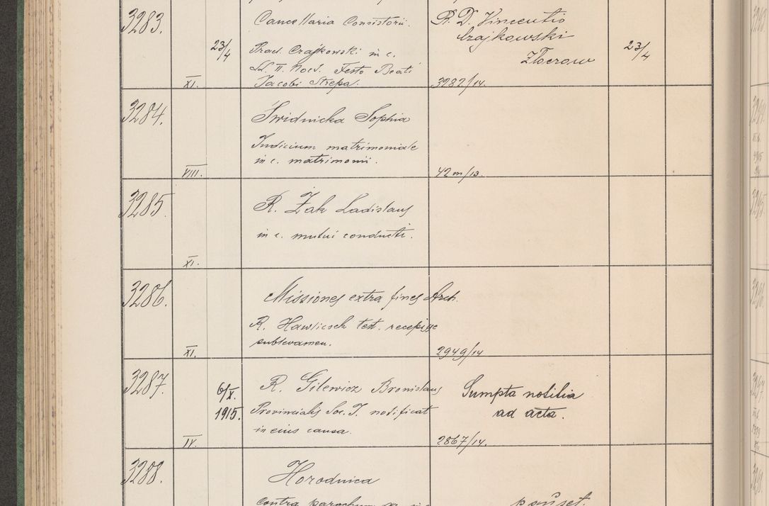 Zdjęcie nr 335 dla obiektu archiwalnego: Protocollum Consistorii lat. Leop. 1914