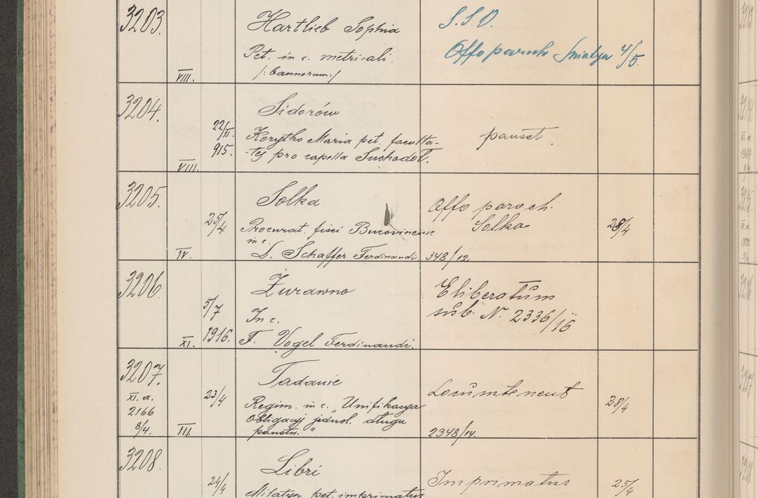 Zdjęcie nr 327 dla obiektu archiwalnego: Protocollum Consistorii lat. Leop. 1914