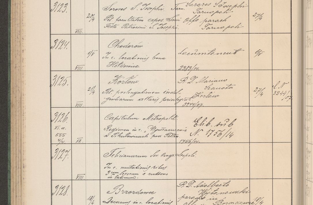 Zdjęcie nr 319 dla obiektu archiwalnego: Protocollum Consistorii lat. Leop. 1914