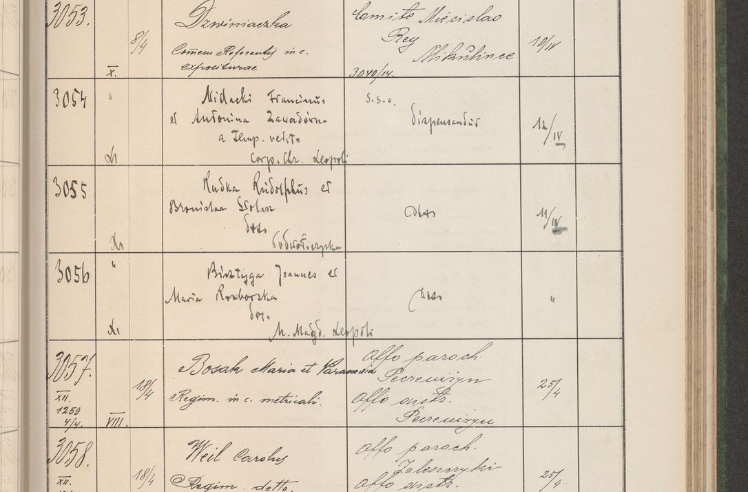 Zdjęcie nr 312 dla obiektu archiwalnego: Protocollum Consistorii lat. Leop. 1914