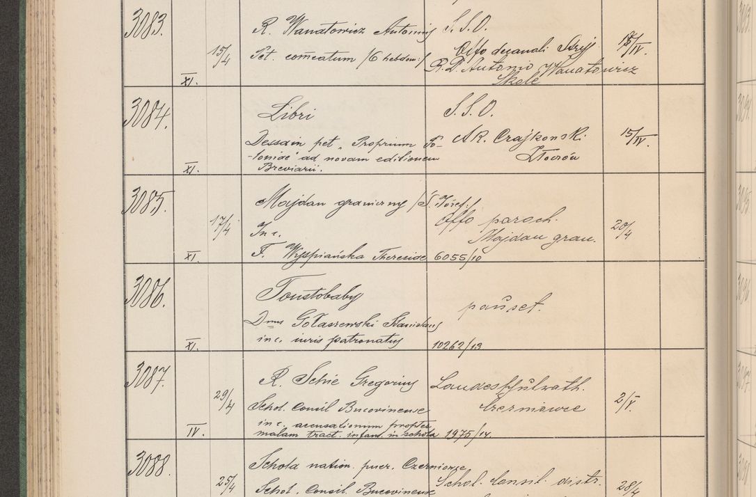 Zdjęcie nr 315 dla obiektu archiwalnego: Protocollum Consistorii lat. Leop. 1914