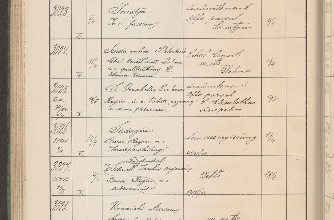 Zdjęcie nr 309 dla obiektu archiwalnego: Protocollum Consistorii lat. Leop. 1914