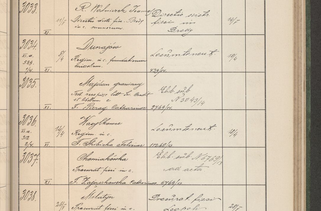Zdjęcie nr 310 dla obiektu archiwalnego: Protocollum Consistorii lat. Leop. 1914