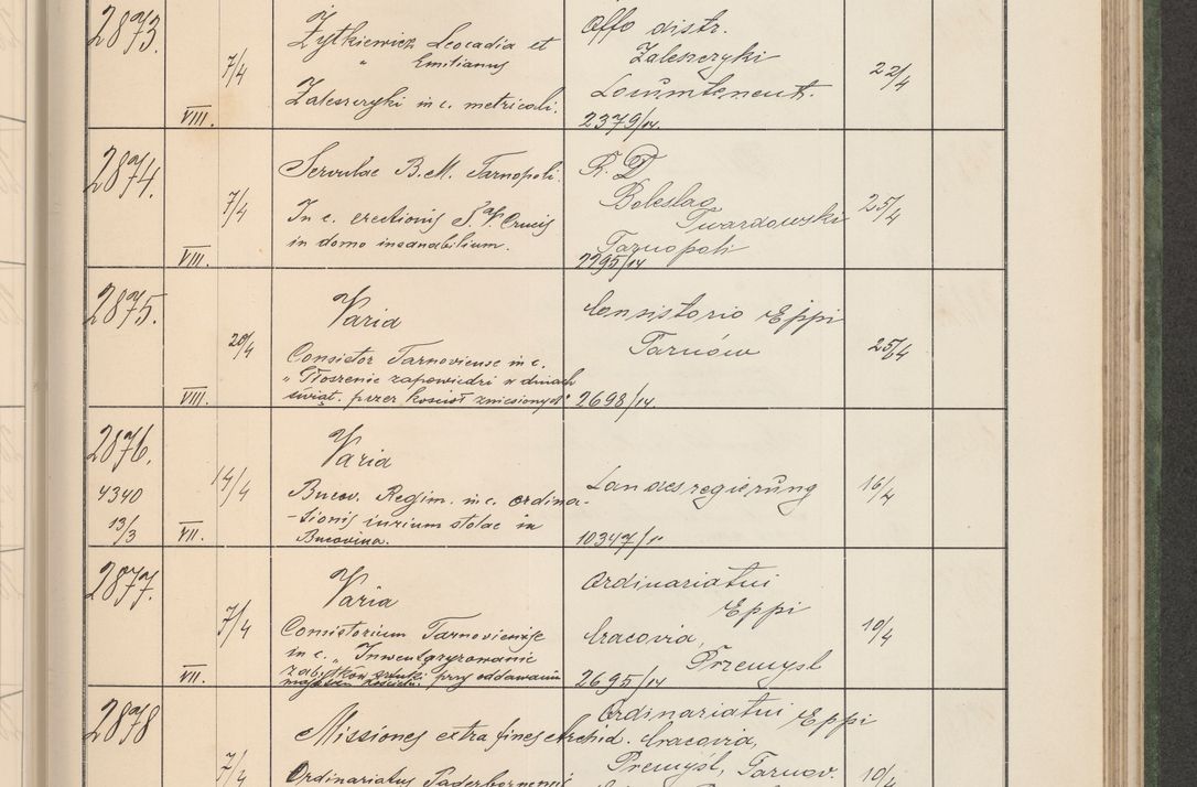 Zdjęcie nr 294 dla obiektu archiwalnego: Protocollum Consistorii lat. Leop. 1914