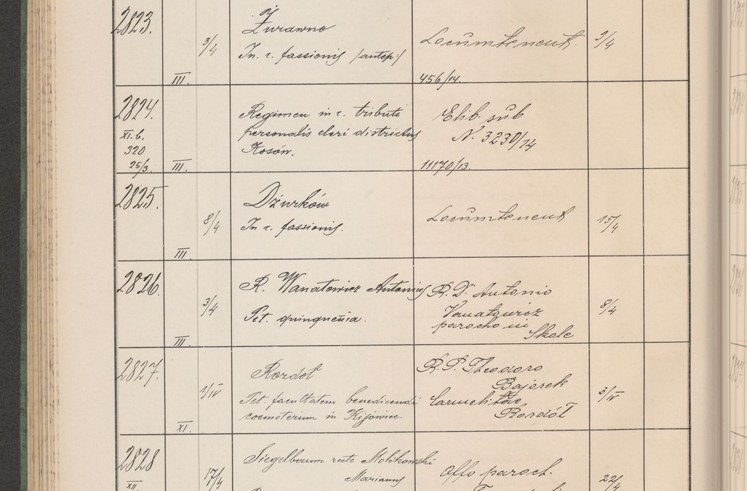Zdjęcie nr 289 dla obiektu archiwalnego: Protocollum Consistorii lat. Leop. 1914