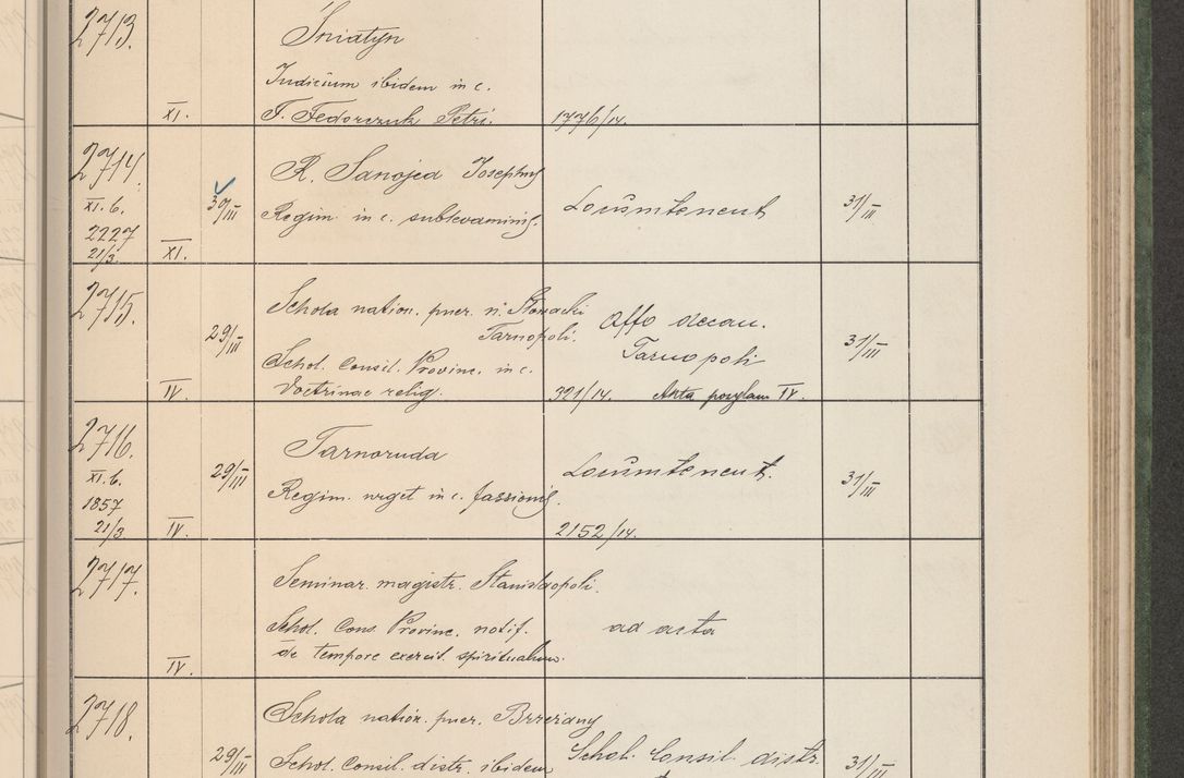 Zdjęcie nr 278 dla obiektu archiwalnego: Protocollum Consistorii lat. Leop. 1914