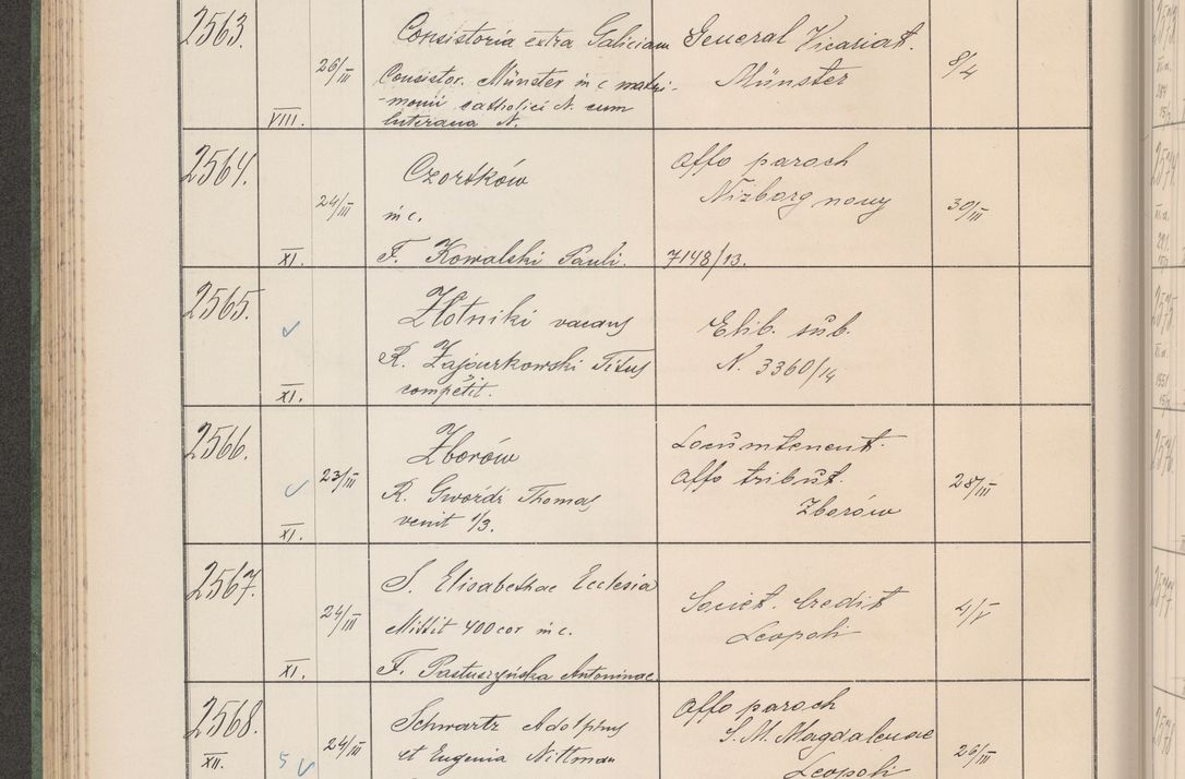 Zdjęcie nr 263 dla obiektu archiwalnego: Protocollum Consistorii lat. Leop. 1914
