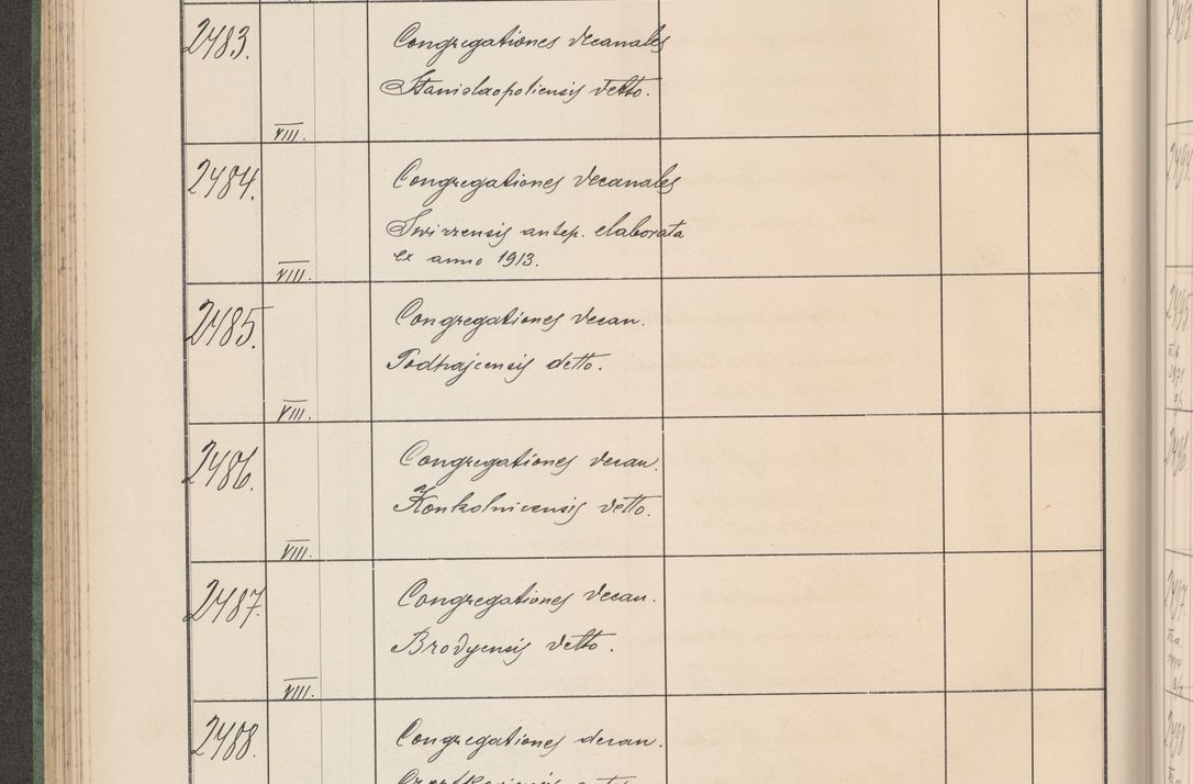 Zdjęcie nr 255 dla obiektu archiwalnego: Protocollum Consistorii lat. Leop. 1914