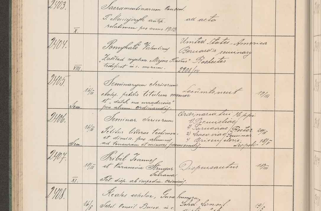 Zdjęcie nr 247 dla obiektu archiwalnego: Protocollum Consistorii lat. Leop. 1914