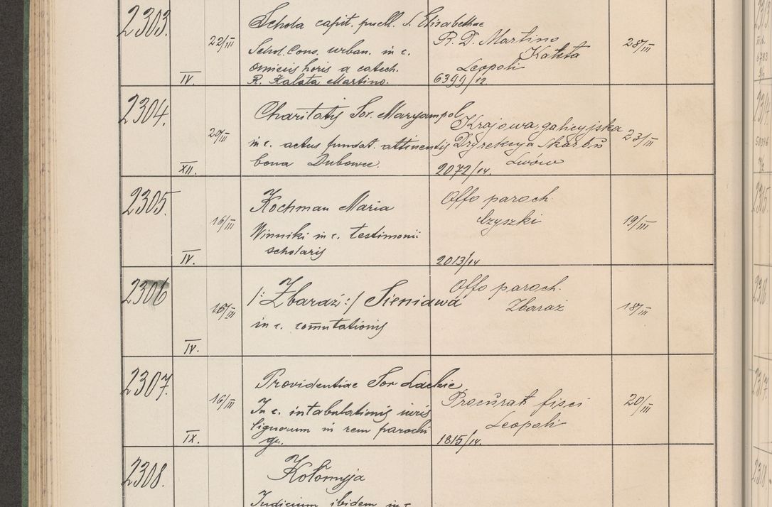 Zdjęcie nr 237 dla obiektu archiwalnego: Protocollum Consistorii lat. Leop. 1914