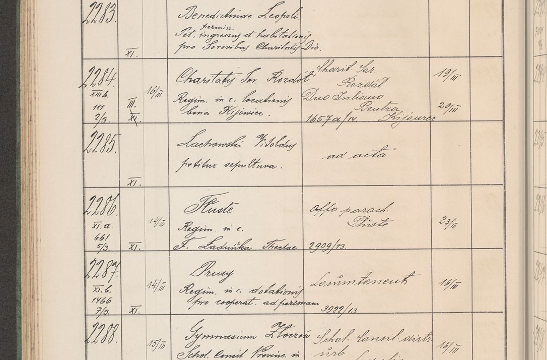 Zdjęcie nr 235 dla obiektu archiwalnego: Protocollum Consistorii lat. Leop. 1914